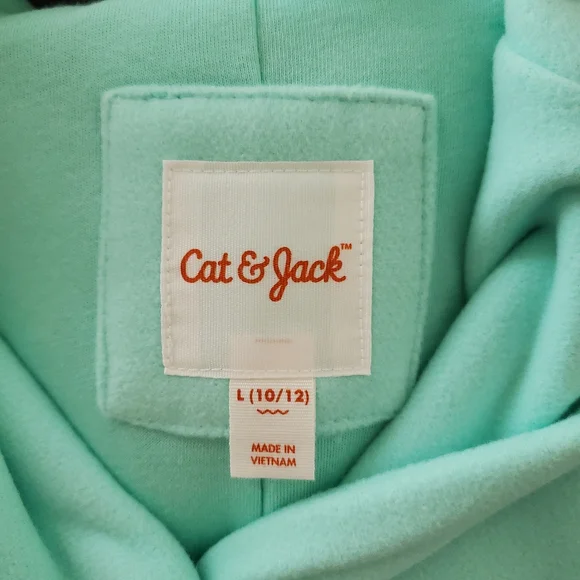 NWT Cat & Jack Mint Pea Coat - Picture 3 of 5